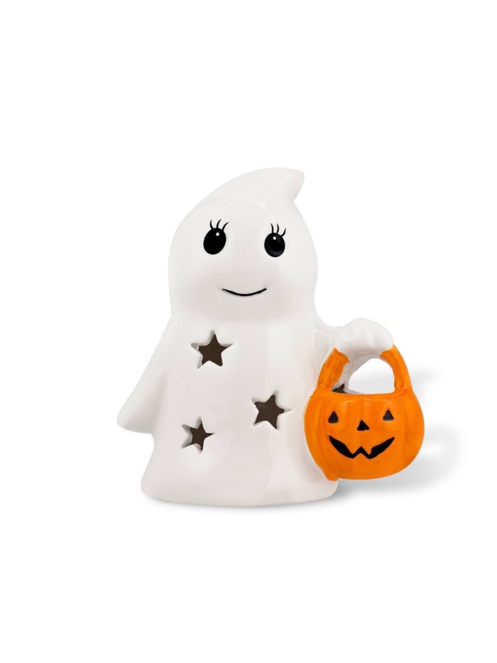 New! Light-Up Figural Ceramic Ghost w/ Pumpkin - Target Bullseye's Playground